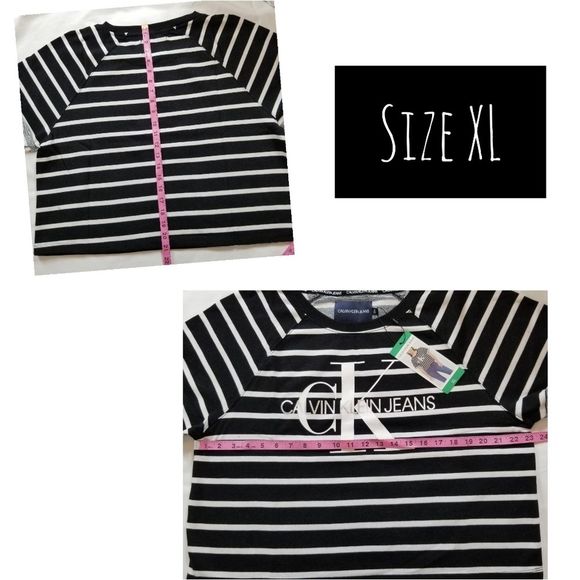 NEW Calvin Klein Monogram Logo Short Sleev… - Picture 8 of 9